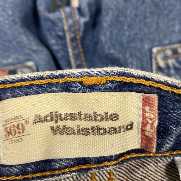 Y2K Levi’s 569 adjustable waist 100% cotton relaxed straight size 6r - Picture 7 of 11